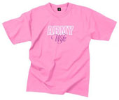 Army Wife T-Shirts Pink Tee