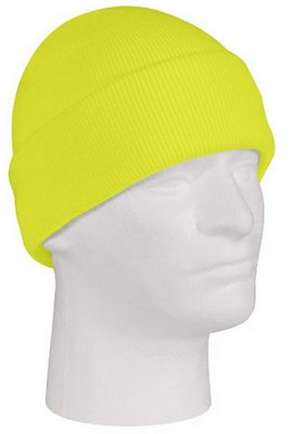 Safety Green Acrylic Watch Cap