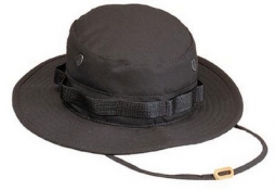 Military Boonie Hats 100% Cotton Black Boonie Hat