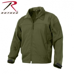 Rothco Covert Ops Lt Wt Soft Shell Jacket - Olive Drab-Size 2XL