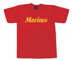 Marines T-Shirts Red Marines Training T-Shirt 2XL
