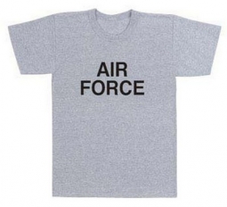 Military Air Force T-Shirts - Grey Physical Training Shirt