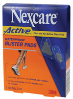 Camper's/Hiker's Nexcare Waterproof Blister Pads