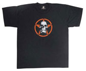 Kids Military Shirts Kids Skull In Red Star T-Shirt