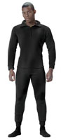 Military Polypropylene Thermal Underwear Bottoms Black 2XL