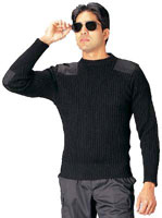 Wool Commando Sweaters - Black Size 50,52