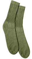 Men's Olive Drab Crew Socks U.S. Made