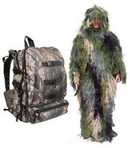 Hunter's Bushrage Ghillie Suit/Backpack