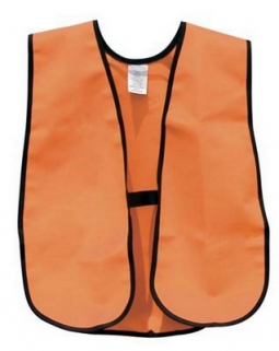 Deluxe Safety Vests - "Easy 10 in. Orange Vest