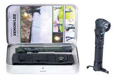 Xenon/Led Tactical Anglehead Flashlight