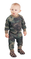 Infant Camo Shirt Camouflage Baby Clothes Long Sleeve