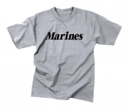 Military Marines T-Shirts - Grey Physical Training Shirt 3XL
