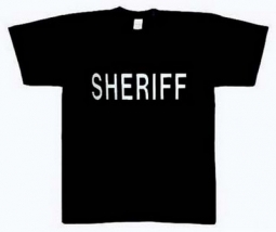 Sheriff T-Shirts - 2 Sided Raid Shirt 3XL