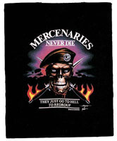 US Military Graphic Shirts Mercenaries Never Die