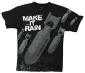 Military T-Shirt Make It Rain Bombs Tee 3XL