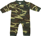 Baby Camouflage Rompers Baby Camo Long Sleeve Romper