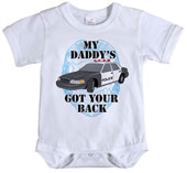 Infants Crawler My Daddy's A Police Officer