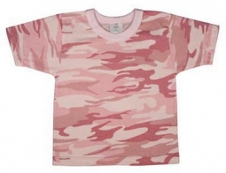 Pink Camouflage Baby T-Shirts