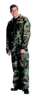 Military Flightsuits - Camouflage Air Force Style Flightsuit 2XL