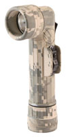 Digital Camo Military Anglehead Flashlight