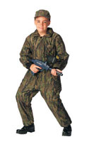 Kids Hunters Camouflage Smokey Branch Insulated Coveralls XL
