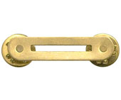 Military Ribbon Mounts Brass 1 Ribbon Mount