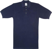 Navy Blue Golf Shirts All Cotton Polo