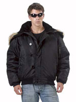 Military Jackets Black N-2B Flight Jacket 2XL