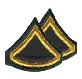 Army Private First Class Rank Insignia Patches