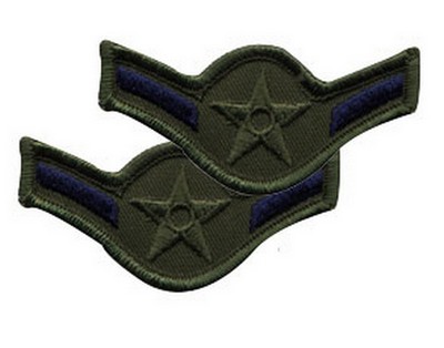 USAF Airman Rank 1986-1992 Subdued