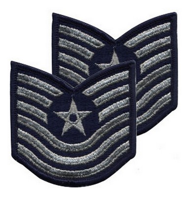 USAF Master Sergreant Patches 1986-1992 Blue
