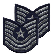USAF Master Sergreant Patches 1986-1992 Blue