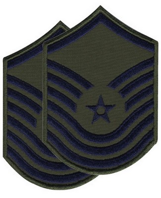 Air Force Senior Master Sergeant Subdued Large