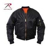 Kids Flight Jackets Black Kids Ma-1 Flight Jacket