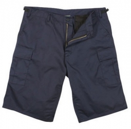 BDU Cargo Shorts Navy Blue Longer Shorts
