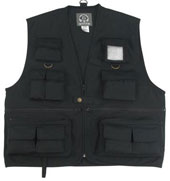 Travel Vests - Uncle Milty Black Travel Vest 2XL