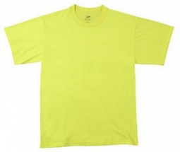 Military T-Shirts Hi-Visibility Green Tee 2XL