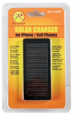 Campers's Cell And Iphone Solar Charger