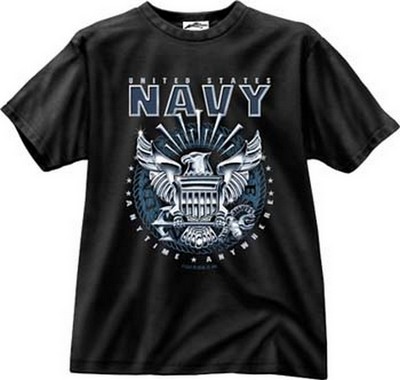 Military Shirts Navy Emblem Military T-Shirt