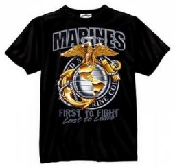 Military Shirts Marine Globe And Anchor T-Shirt 3XL