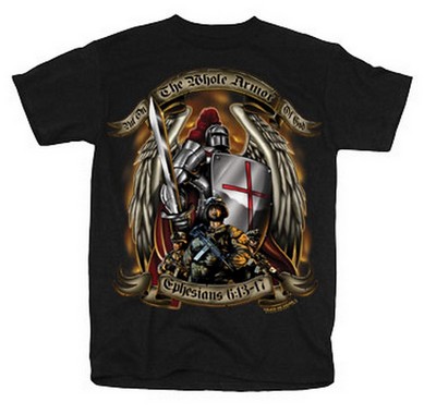 Armor Of God Christian Military Graphic Tee