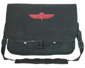 Military Shoulder Bags - Black Israeli Paratrooper Bag