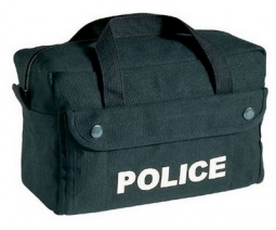 Police Logo Black Tactical Bags