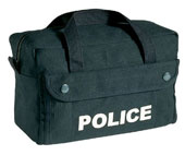 Police Logo Black Tactical Bags