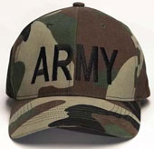 Camouflage Caps Camo Army Logo Cap