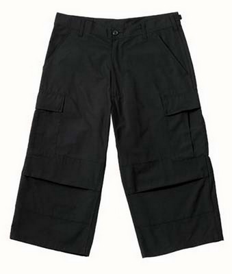 BDU Pants Black BDU Capri Pants 2XL