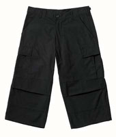 BDU Pants Black BDU Capri Pants 3XL