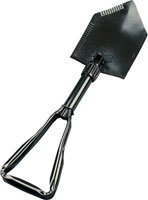 Deluxe Tri-Fold Shovels - Folding Camping Shovel