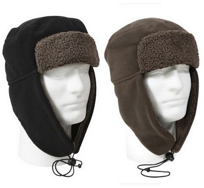 Fleece Flyer's Hat Sherpa Lined