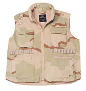 Vintage Camouflage Ranger Vests Woodland Camo 3XL